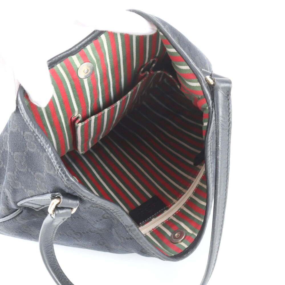 GUCCI Black Leather Shoulder Bag - Picture 7 of 9